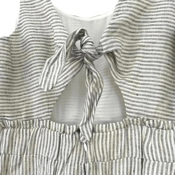 Greylin Linen Striped Sleeveless Mini Dress - Picture 7 of 9